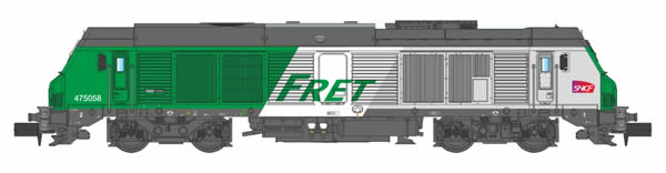 REE Modeles NW-112 - French Diesel Locomotive Class BB-75000 SNCF FRET n°475058 - Era V-VI